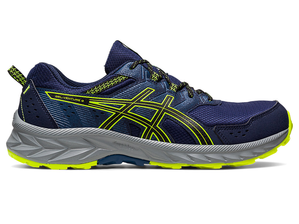 ASICS Gel - Venture 9 Peacoat / Safety Yellow Hommes Taille 43.5