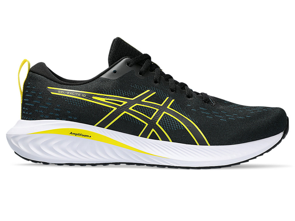 ASICS Gel - Excite 10 Black / Bright Yellow Hommes Taille 43.5