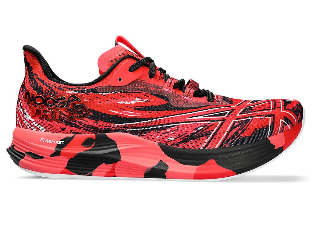 ASICS Noosa Tri 15 Electric Red / Diva Pink Hommes Taille 43.5