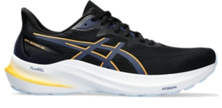 ASICS Gt - 2000 12 Black / Fellow Yellow Hommes Taille 43.5