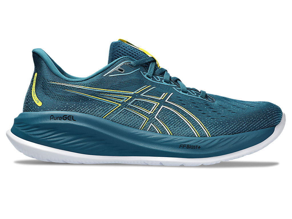 ASICS Gel - Cumulus 26 Evening Teal / Bright Yellow Hommes Taille 43.5