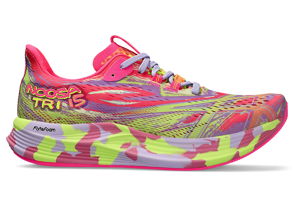 ASICS Noosa Tri 15 Hot Pink / Safety Yellow Femmes Taille 41.5