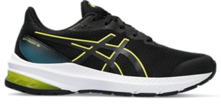 ASICS Gt - 1000 12 Gs Black / Bright Yellow Enfants Taille 40