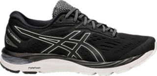 asics gel cumulus 20 black white