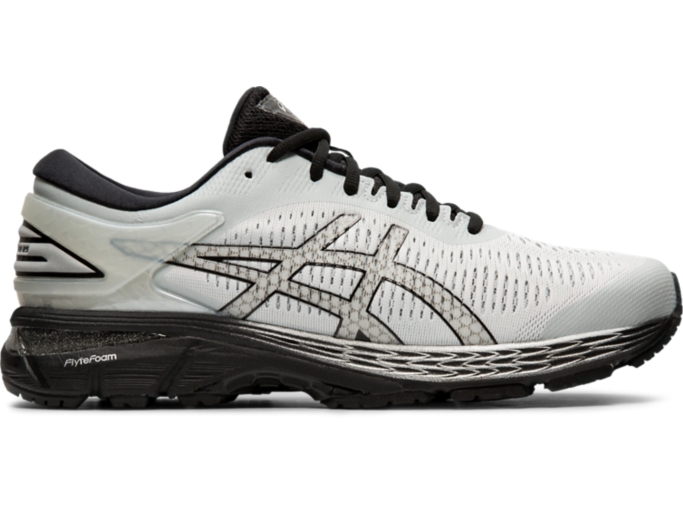 Men s GEL Kayano 25 Glacier Grey Black Running Shoes ASICS