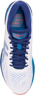 Men's 25 | White/Blue | Running Shoes | ASICS