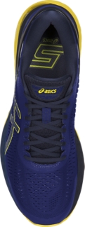 Asics men's gel-kayano 25 shoe - discount asics blue/lemon spark