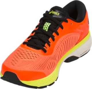 Men's GEL-Kayano 25 | Shocking Orange/Black Running Shoes ASICS