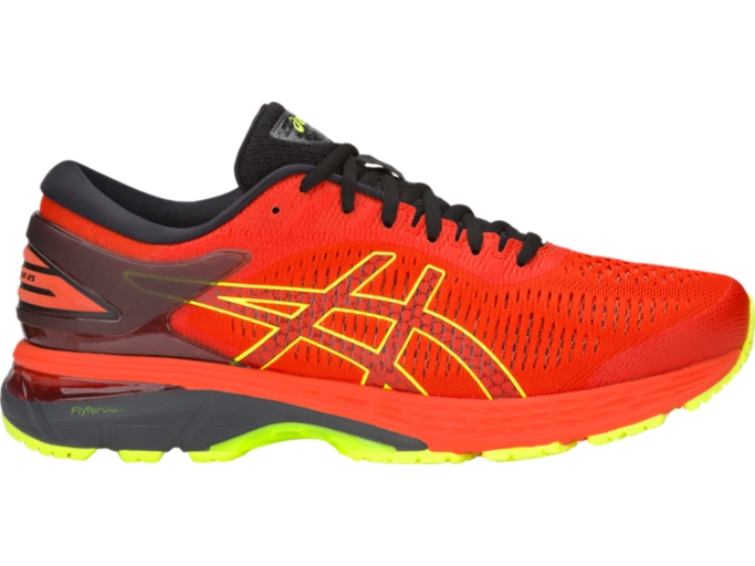 Men's GEL-Kayano 25 | Cherry Tomato/Black | Running Shoes | ASICS