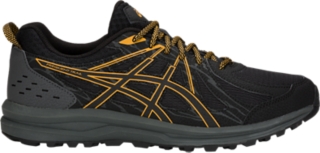 Frequent Trail Men Black Black Men s Trail Running Shoes ASICS United States