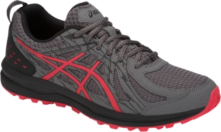 Frequent Trail Men Carbon Red Alert Men s Trail Running Shoes ASICS United States