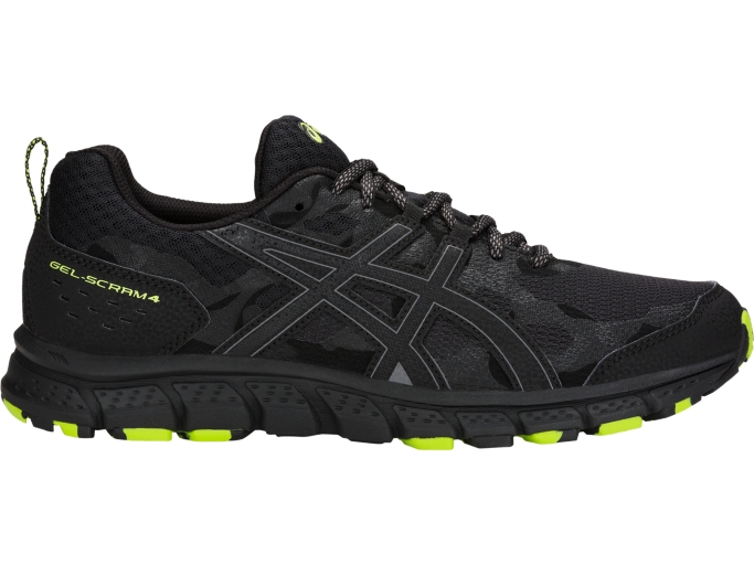 Estable Nuclear cascada Men's GEL-Scram 4 | Black/Black | Trail Running Shoes | ASICS