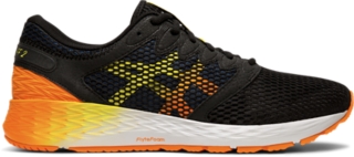 Men's ROADHAWK FF 2 | BLACK/SHOCKING ORANGE | Running | ASICS Outlet