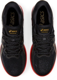 Men s METARIDE Black Classic Red Running Shoes ASICS