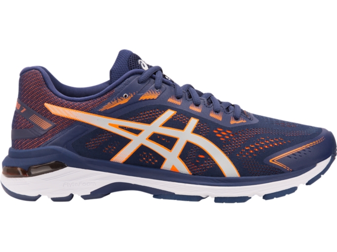 Men's GT-2000 7 | Indigo Blue/Shocking Orange | Running Shoes | ASICS