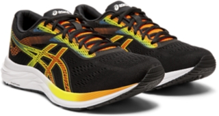 Men's GEL-EXCITE TRAIL, Black/Golden Yellow, Running Shoes