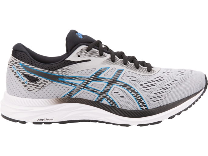 Men's GEL-EXCITE 6 | Mid Grey/Electric Blue | Running Shoes | ASICS
