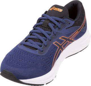 Asics blue sale orange