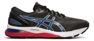 GEL-NIMBUS 21 | MEN | BLACK/ELECTRIC BLUE | ASICS UAE