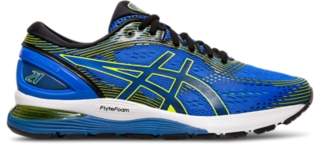 Men's GEL-NIMBUS 21 | ILLUSION BLUE/BLACK | Shoes | ASICS Outlet