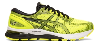 Men's GEL-NIMBUS 21 | SAFETY YELLOW/BLACK | Running | ASICS Outlet