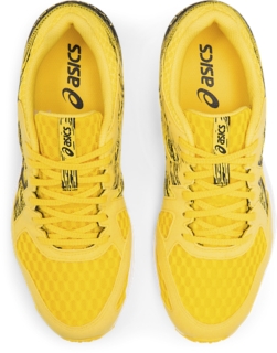 Yellow asics sale trainers