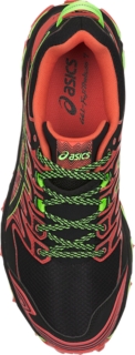 Men s GEL FUJITRABUCO 7 Red Snapper Black Trail Running Shoes