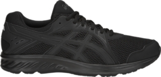 asics black running shoes mens