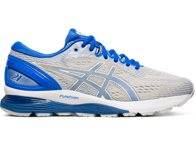 Men's GEL-Nimbus 21 | Grey/Silver | Shoes | ASICS