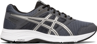 asics grey running shoes