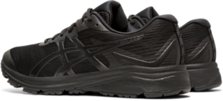 All black cheap asics running shoes