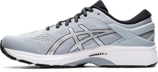 Asics men's gel-kayano 26 running outlet shoes - piedmont grey/black