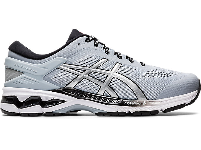 Men's GEL-KAYANO 26 | Piedmont Grey/Pure Silver | Running Shoes | ASICS