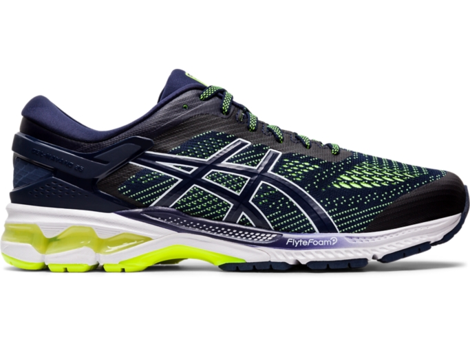 GEL KAYANO 26 Men Peacoat Safety Yellow notdisplayedANABV ASICS United States