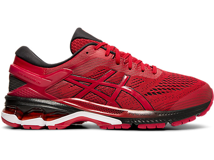 Men's GEL-KAYANO 26 | Speed Red/Black | Running Shoes | ASICS