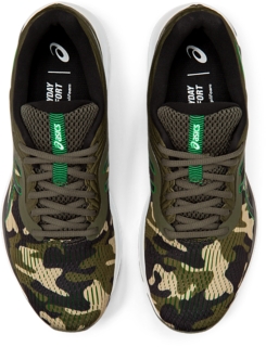 Asics camo hot sale running shoes