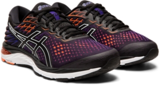 Men's GEL-CUMULUS 21 | Black/ Flash | Running Shoes | ASICS