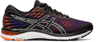 Men's GEL-CUMULUS 21 | Black/ Flash Coral | Running Shoes | ASICS