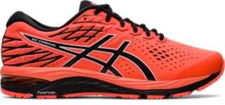 Men's GEL-CUMULUS 21 | FLASH CORAL/BLACK | Running Shoes | ASICS