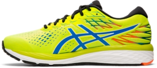 ZAPATILLAS RUNNING/TRAINING Asics GEL-SILEO - Zapatillas de running hombre  asics blue/safety yellow - Private Sport Shop