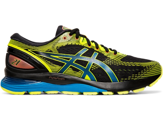 Asics nimbus shop 21 black yellow