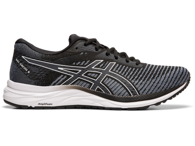 Men's GEL-EXCITE 6 Twist | Black/ White | Running Shoes | ASICS