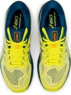 Men s GEL KAYANO 26 KAI Sour Yuzu Mako Blue Running Shoes ASICS