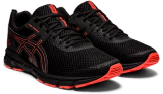 Men s GEL 33 Black Flash Coral Running Shoes ASICS