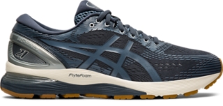 Men's GEL-NIMBUS 21 | TARMAC/STEEL BLUE | Running | ASICS Outlet