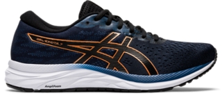 Men s GEL Excite 7 Black Pure Bronze Running Shoes ASICS