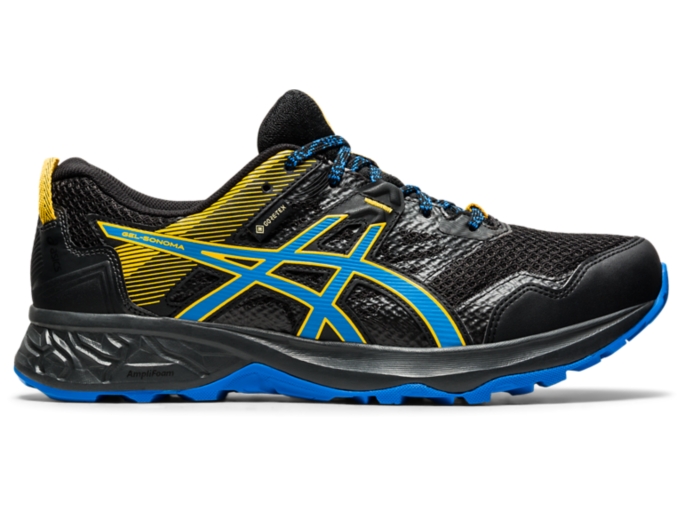 Men's GEL-SONOMA 5 G-TX | Black/Directoire Blue | Trail Running Shoes ...