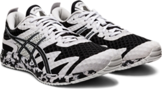 Men s GEL NOOSA TRI 12 Black White Running Shoes ASICS