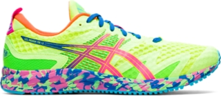 Men's TRI 12 | Safety Yellow/Hot Pink Running Shoes | ASICS