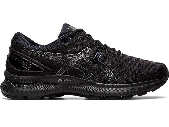 Image 1 of 7 of Men's Black/Black GEL-NIMBUS™ 22 Zapatillas de running para hombre